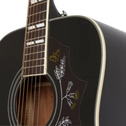 Epiphone Hummingbird Pro Acoustic-Electric Guitar Ebony - Image 6