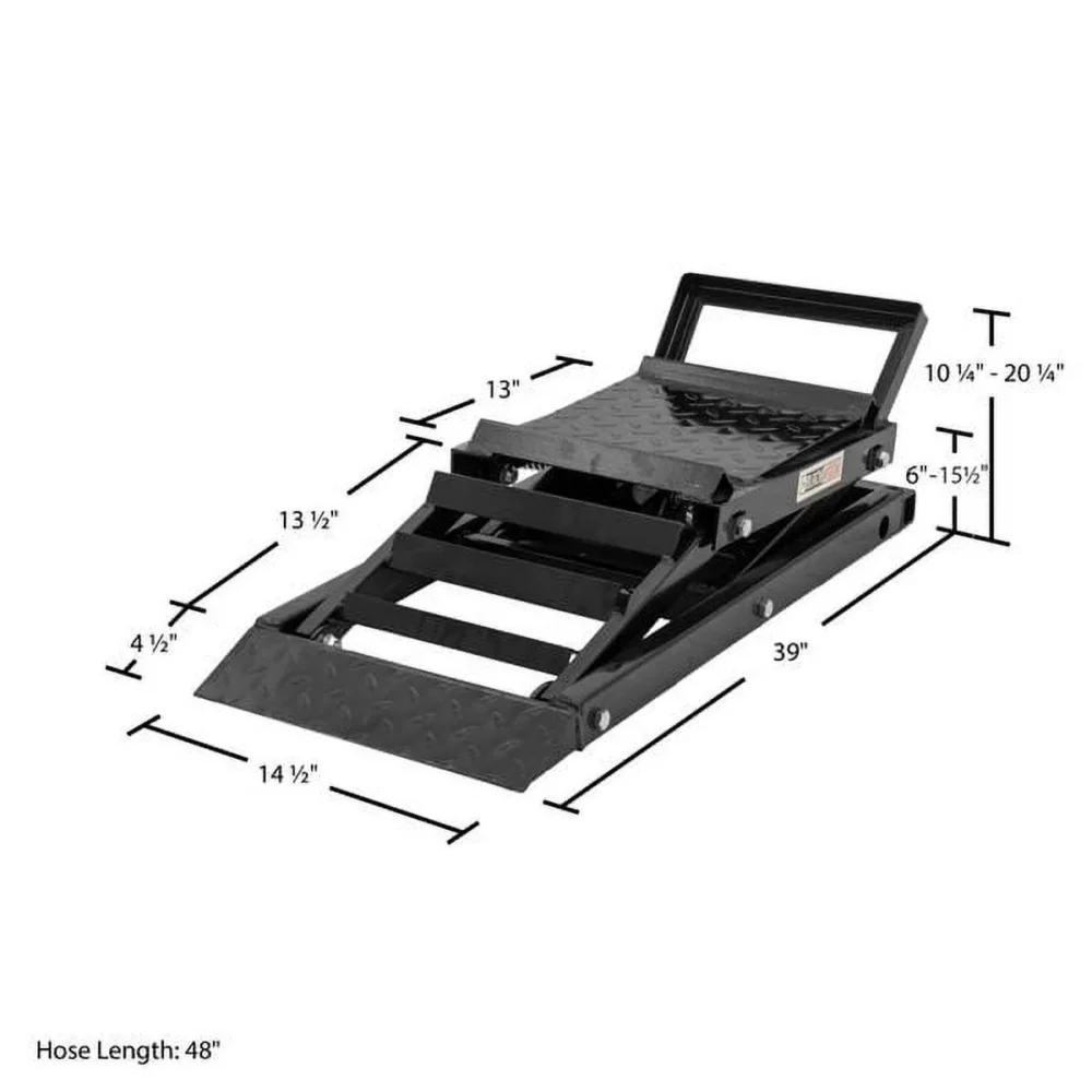 Black Widow Hydraulic Car Lift with Ramp – 3,000 lb. per pair Capacity - Image 5