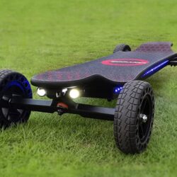 Electric Skateboard 4000 Watts | 12S3P | 35 mph | 22 Mile Range | 6′′ Wheels | Cool Lights | – Black - Image 2