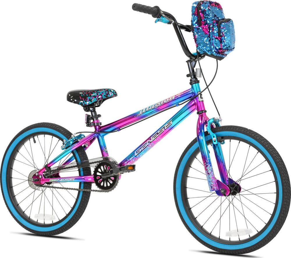 Genesis 20 Illusion Girls Bike, Blue/Purple