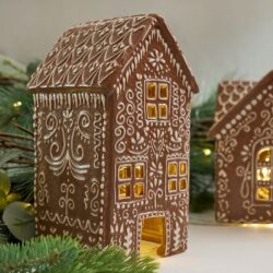 Handcrafted Gingerbread Village Houses - Image 16