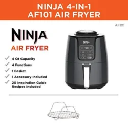 Ninja AF101 Air Fryer, 4 Qt, Black/gray - Image 14