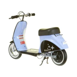 Purple, 12V Miniature Euro-Style Electric Scooter, Up to 8 MPH, for Ages 7+ - Image 3
