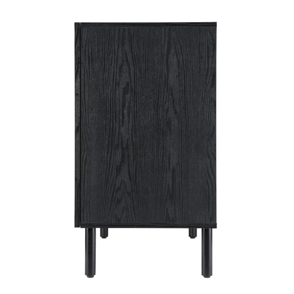 Sango Merk 2-Door Cabinet, Black - Image 7