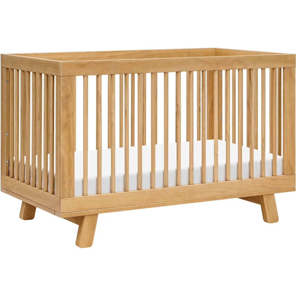 Babyletto Hudson 3-in-1 Convertible Crib with Toddler Conversion Kit - Honey