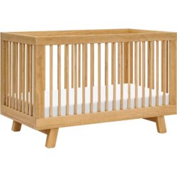 Babyletto Hudson 3-in-1 Convertible Crib with Toddler Conversion Kit - Honey
