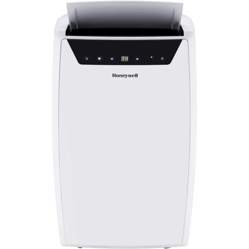 14,000 BTU White Portable Air Conditioner, Dehumidifier & Fan