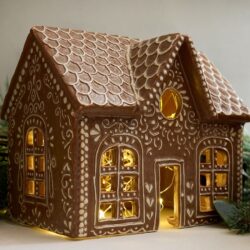 Handcrafted Gingerbread Village Houses - Image 19