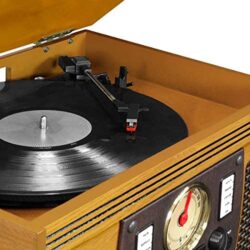Victrola 8-in-1 Bluetooth Record Player & Multimedia Center, Built-in Stereo Speakers – Turntable, Wireless Music Streaming - Image 30
