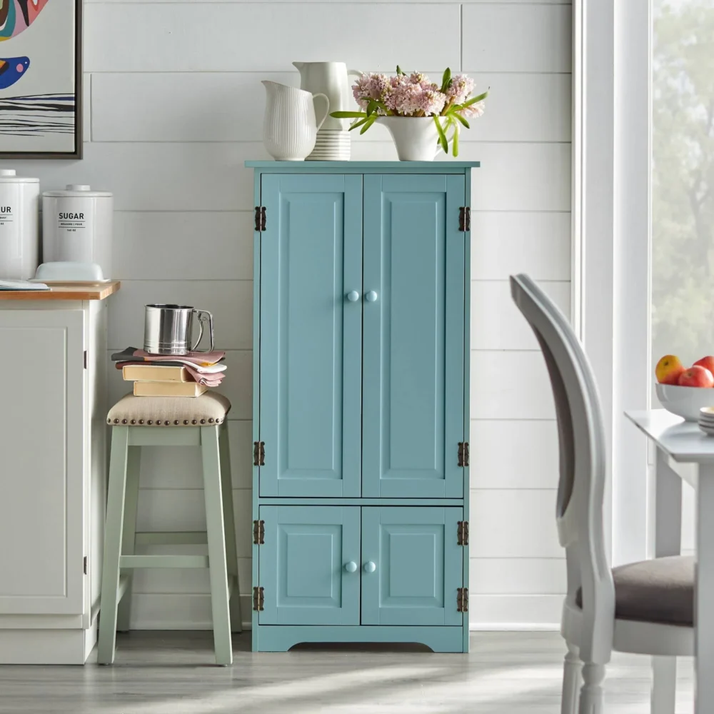 Tall Storage Cabinet Blue - Buylateral - Image 2