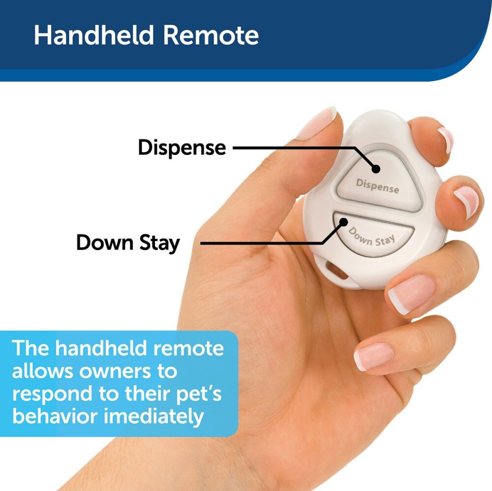 PetSafe Treat & Train ?Remote Treat Dispensing Dog Training System, Positive Reinforcement, Calm Behavior, Distraction Avoidance, Includes Training DVD, Target Wand & Remote, For Dogs 6 Months & Up - Image 3