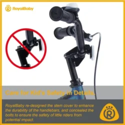 Royalbaby Kids Bike Freestyle BMX Bicycle with Training Wheels Kickstand - Image 12