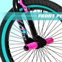 Kent Bicycles 20 Girl’s Tempest Bicycles, Black/Aqua - Image 4