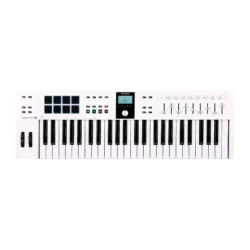 49 MK3 Midi Keyboard Controller (White) - Image 7