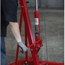 Strongway Hydraulic Engine Hoist with Load Leveler – 2-Ton Capacity, 1in.-82 5/8in. Lift Range - Image 9
