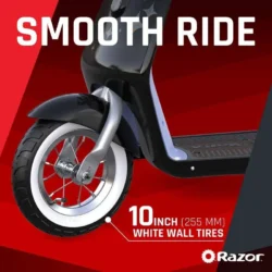 Purple, 12V Miniature Euro-Style Electric Scooter, Up to 8 MPH, for Ages 7+ - Image 2