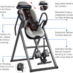 INNOVA HEALTH AND FITNESS ITM5900 Advanced Heat and Massage Inversion Table - Image 2